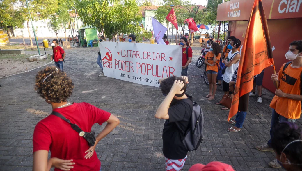 O movimento RUA Piauí também fez parte do ato
