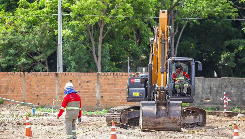 Obra da galeria da zona leste