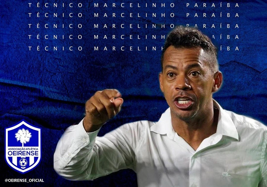 Oeirense anuncia Marcelinho Paraíba novo treinador para o Piauiense.