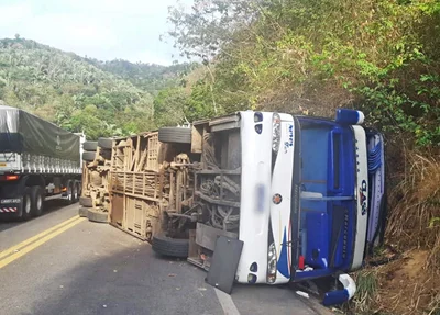 Ônibus envolvido na Serra do Tianguá