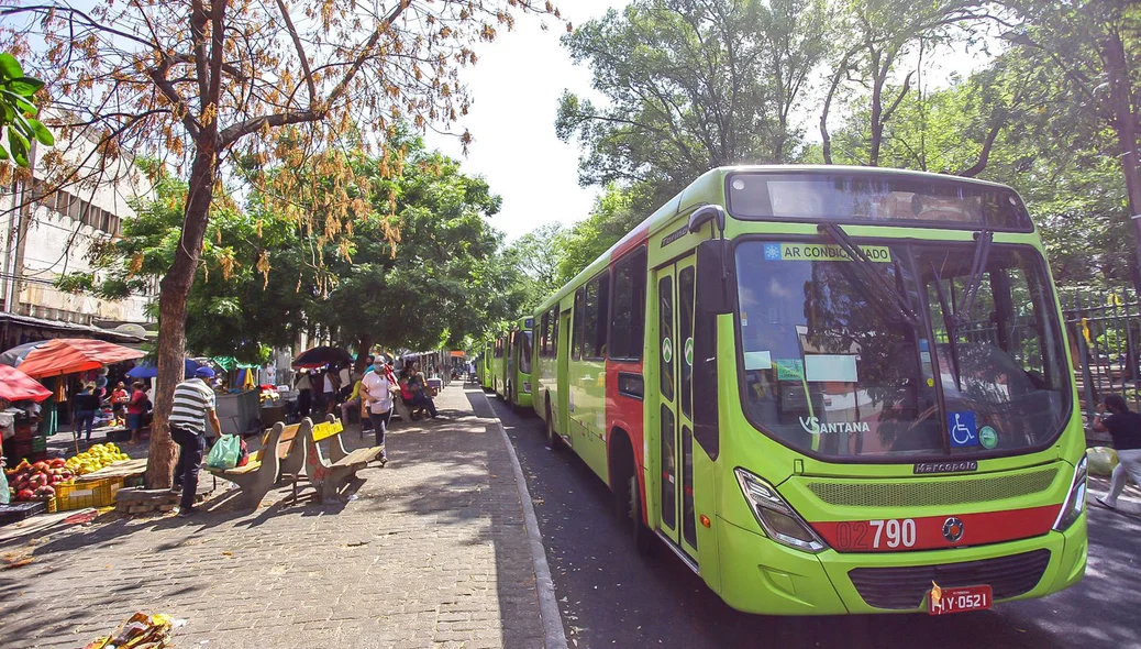 Paralisação dos motoristas de ônibus em Teresina