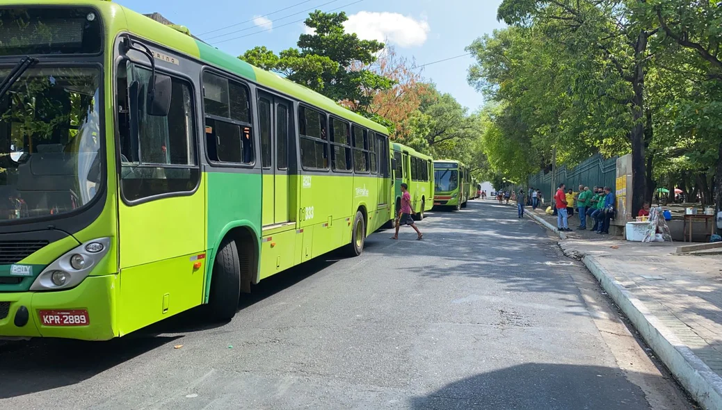 Paralisação dos ônibus em Teresina