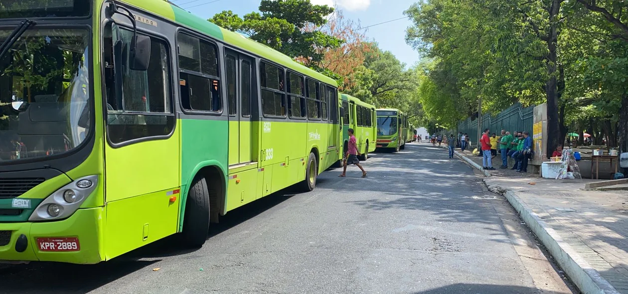 Paralisação dos ônibus em Teresina