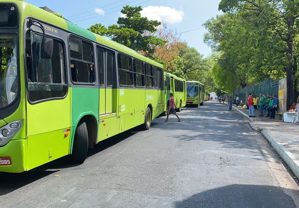 Paralisação dos ônibus em Teresina