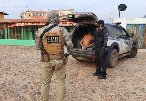 Polícia Civil do Maranhão durante operação em Timon