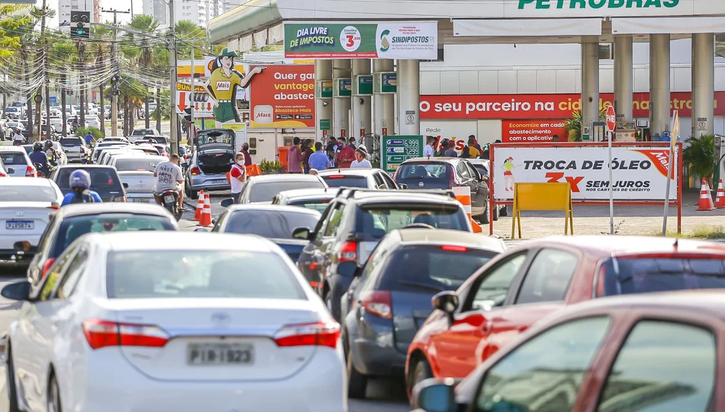 Posto da Avenida João XXIII está lotado