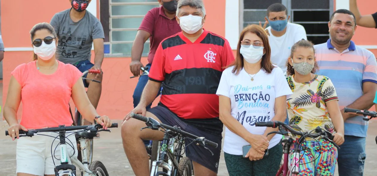 Prefeitura de Nossa Senhora de Nazaré realiza o primeiro Passeio Ciclístico Ecológico