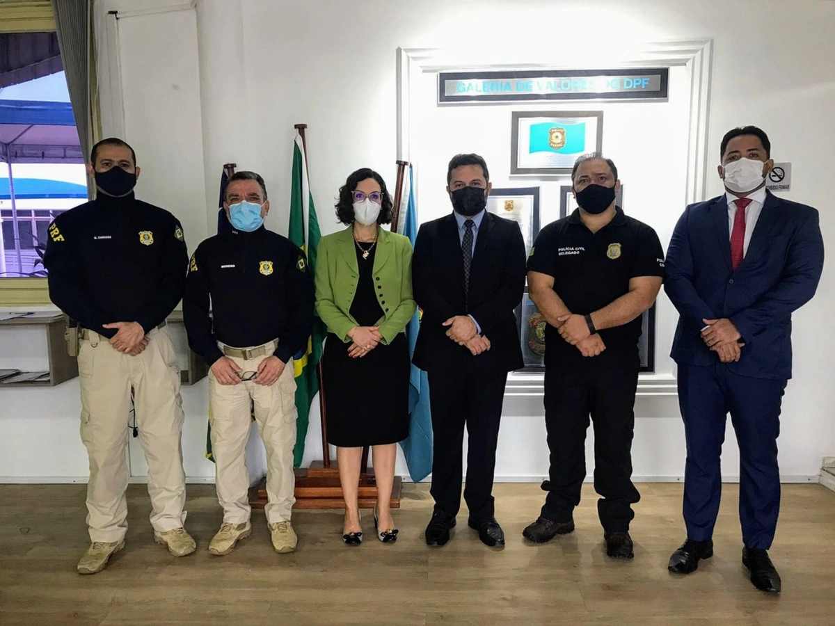 Representantes das forças policiais do Piauí