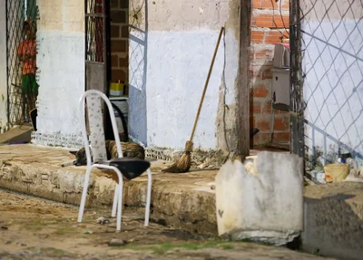 Residência onde ocorreu o crime