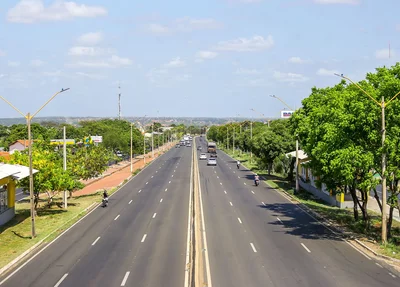 Rodovia BR 316 na zona sul de Teresina