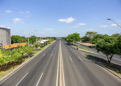 Rodovia BR 316 na zona sul de Teresina