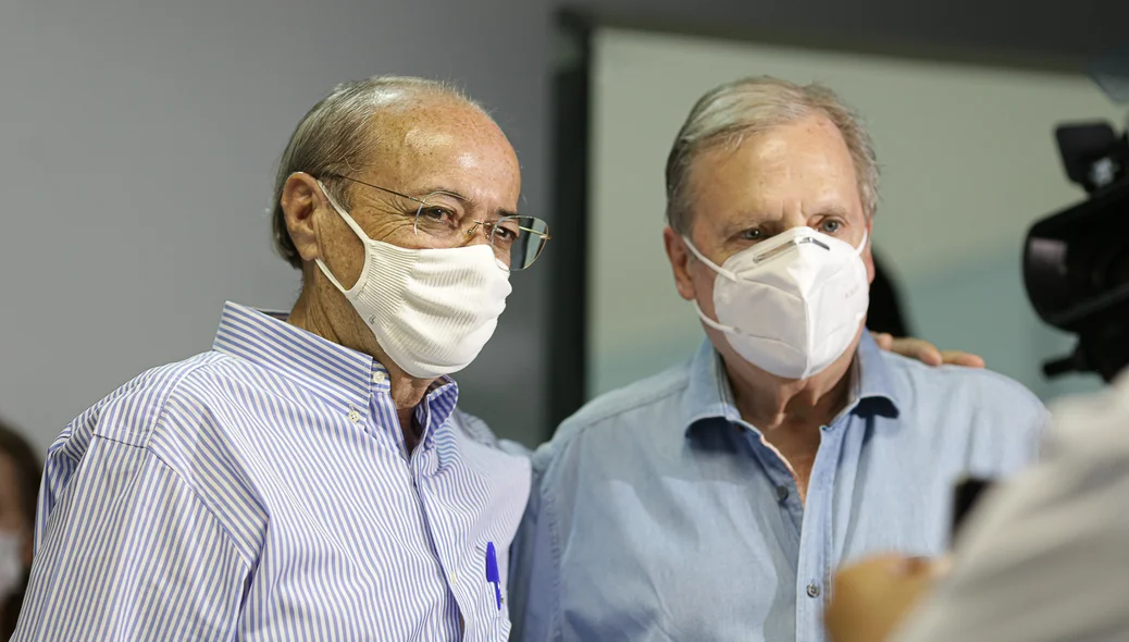 Sílvio Mendes e Tasso Jereissati