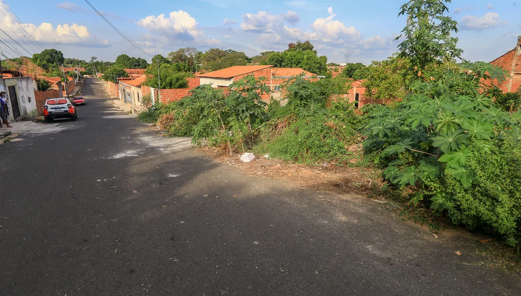 Terreno abandonado na Rua Lajeiro