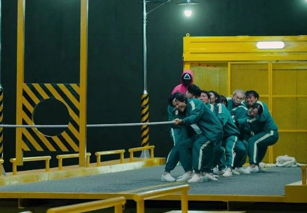 Trecho da série coreana 'Round 6', da Netflix.
