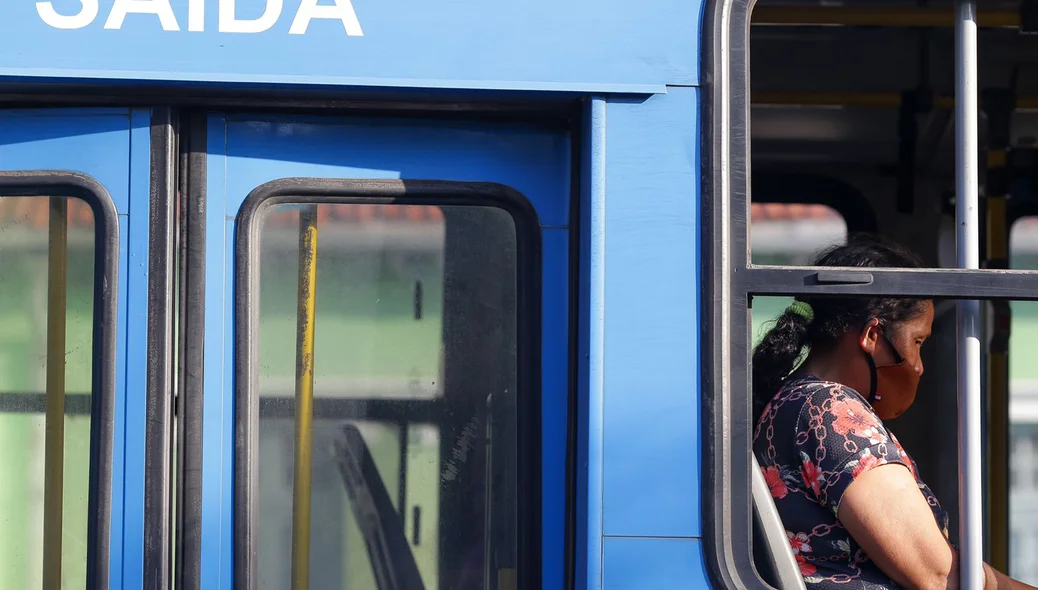 Usuária do transporte público
