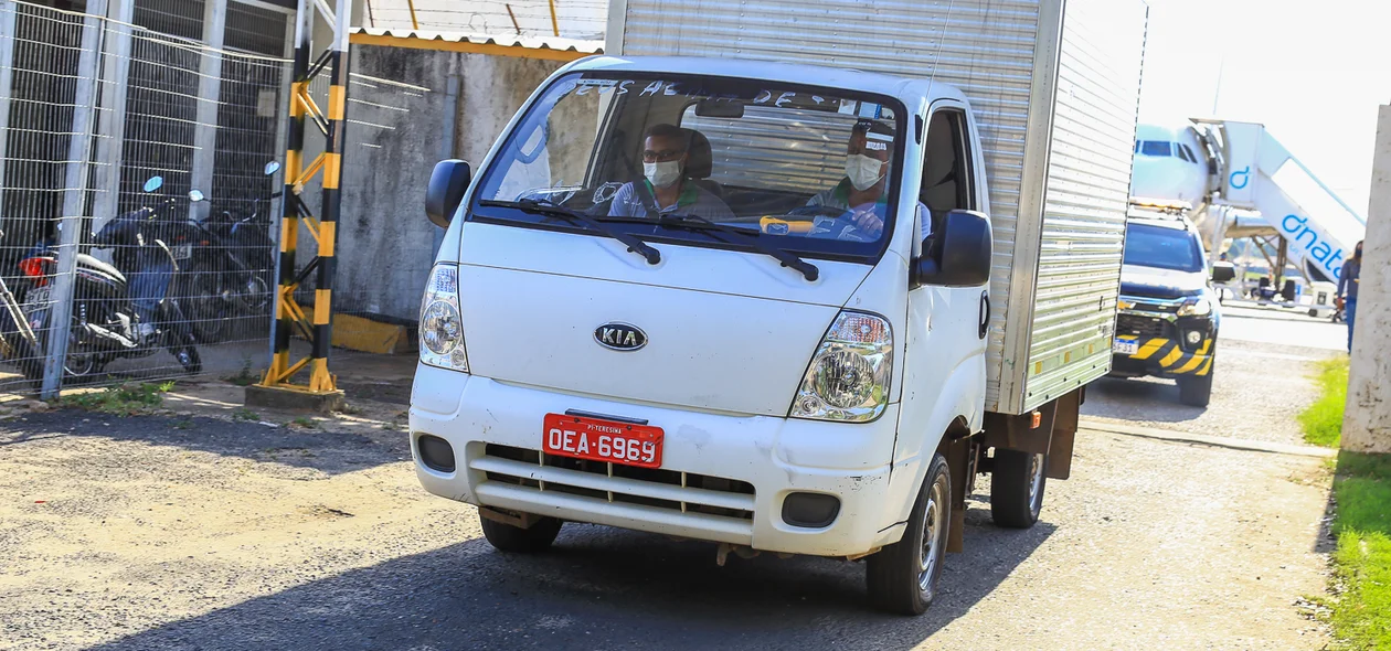 Vacinas Coronavac que chegaram ao Piauí