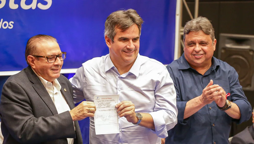 Valdeci Cavalcante, Ciro Nogueira e Júlio Arcoverde