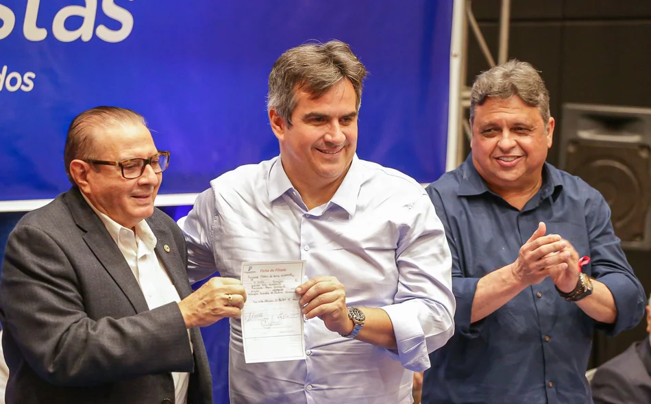 Valdeci Cavalcante, Ciro Nogueira e Júlio Arcoverde