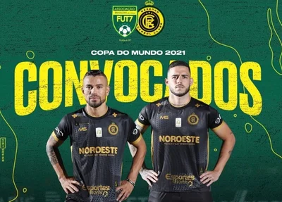 Vassoura e Kelvin são convocados pela Seleção Brasileira para Copa do Mundo de Fut7