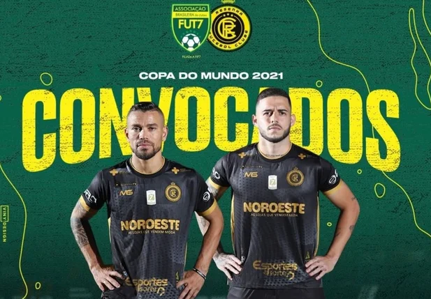 Vassoura e Kelvin são convocados pela Seleção Brasileira para Copa do Mundo de Fut7