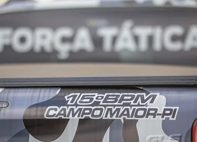 Viatura da Força Tática do 15º Batalhão da Polícia Militar do Piauí