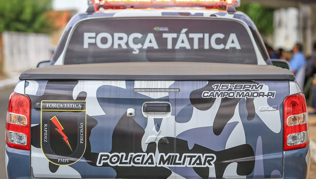 Viatura da Força Tática recebida pelo 15º Batalhão da Polícia Militar do Piauí