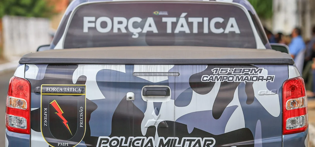 Viatura da Força Tática recebida pelo 15º Batalhão da Polícia Militar do Piauí