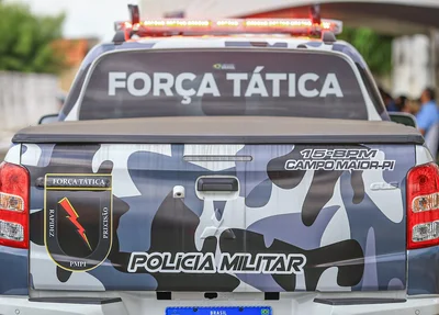 Viatura da Força Tática recebida pelo 15º Batalhão da Polícia Militar do Piauí
