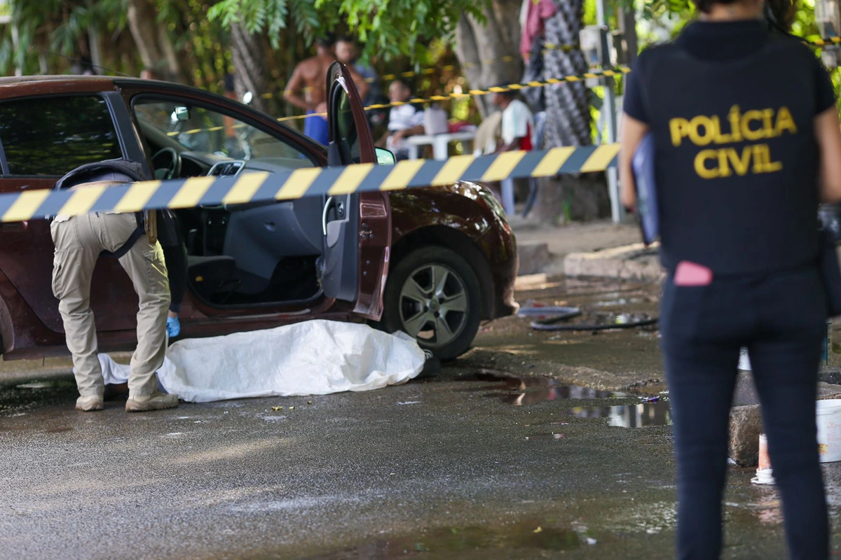 A perícia da Polícia Civil está realizando a investigação inicial