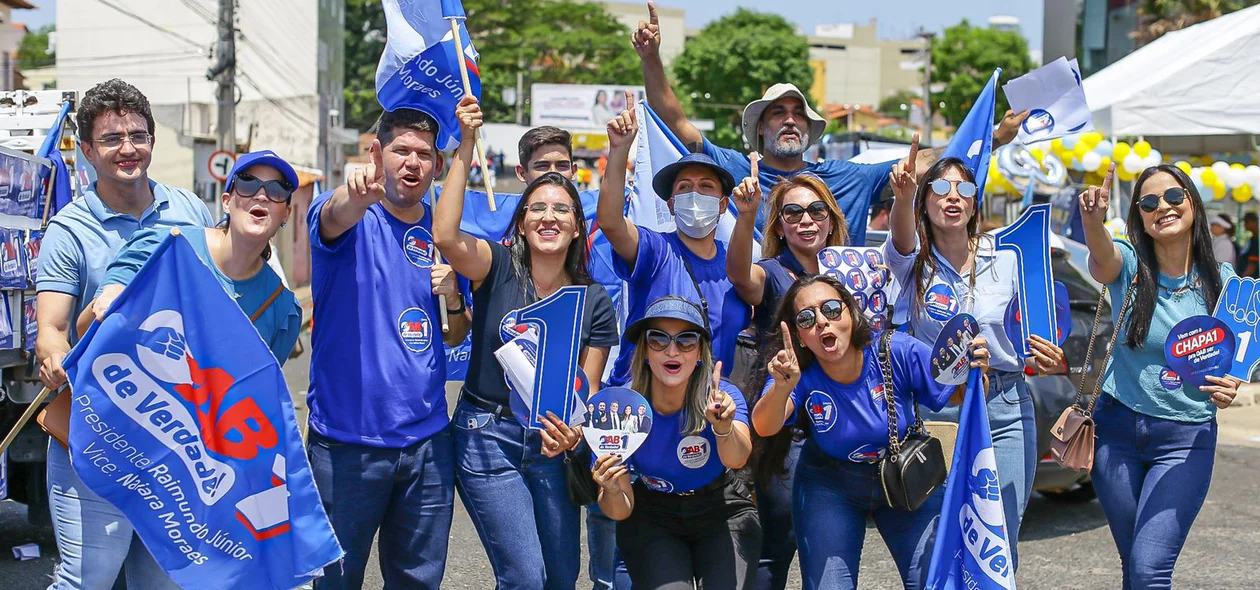 Advogados que apoiam a candidatura de Raimundo Júnior e Nayara Moraes