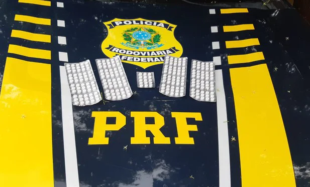 Anfetaminas apreendidas pela PRF