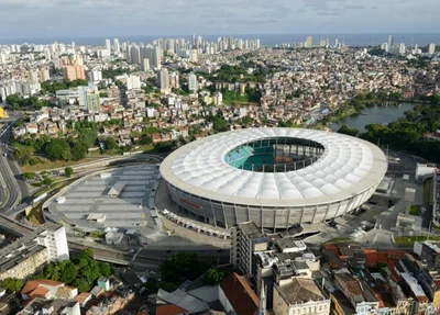 Arena Fonte Nova, em Salvador.