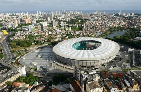 Arena Fonte Nova, em Salvador.