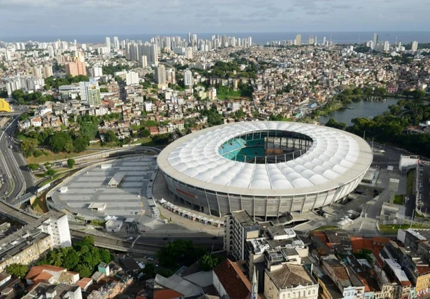 Arena Fonte Nova, em Salvador.