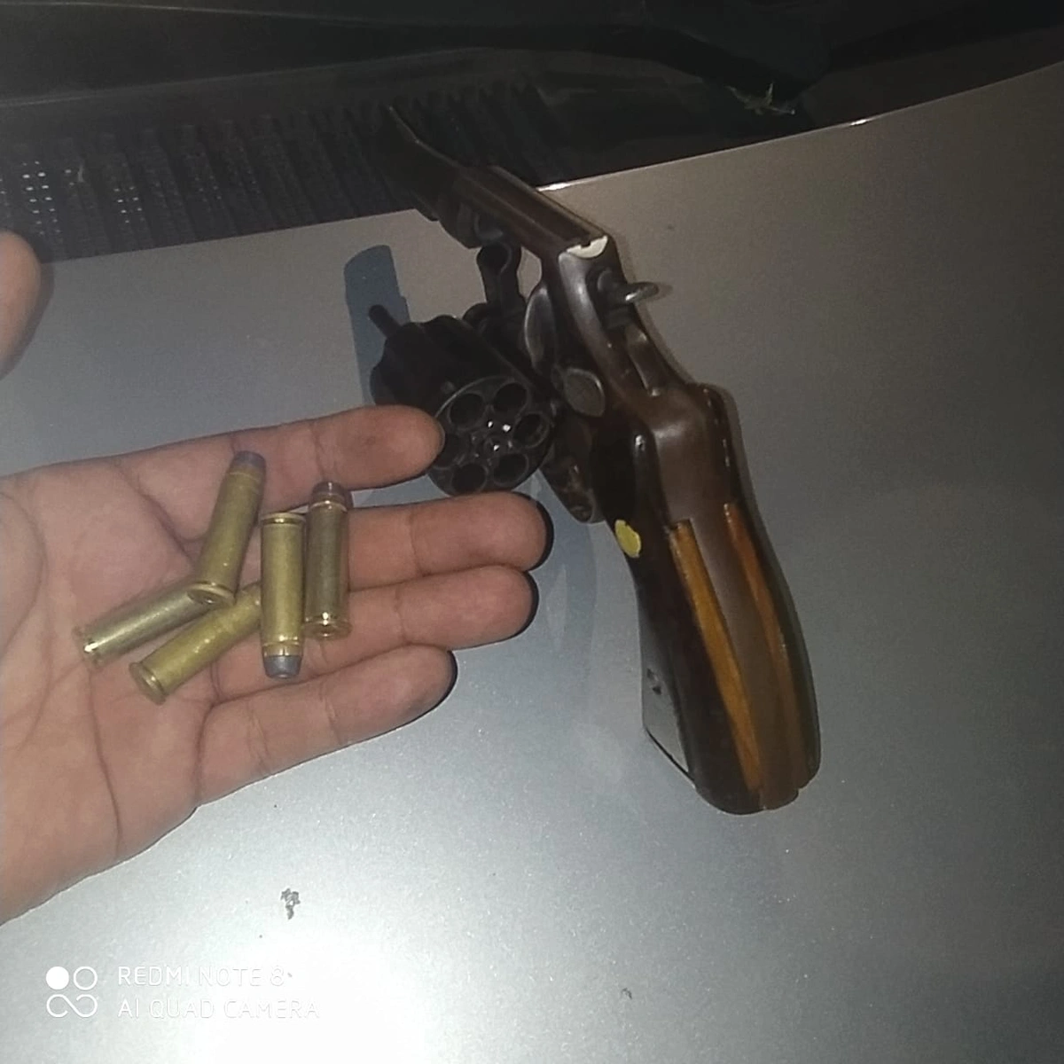 Arma apreendida pela PM