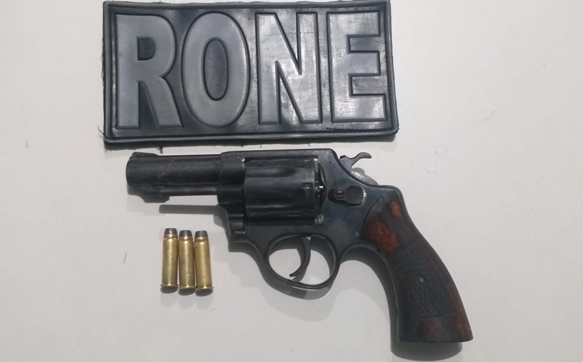 Arma apreendida pelo RONE no Alto Alegre