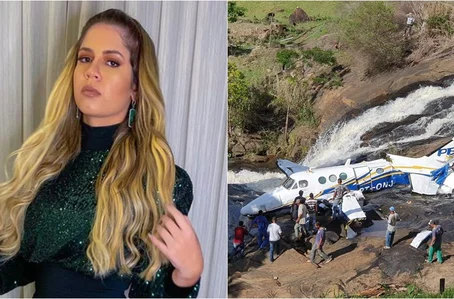 Avião de Marilia Mendonça cai em Minas Gerais