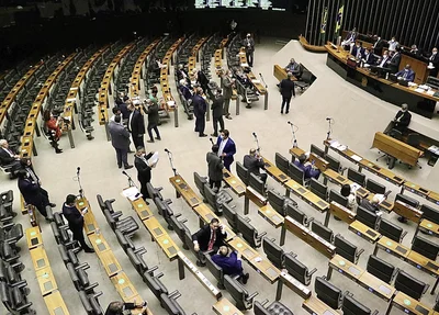 Câmara dos Deputados durante votação da PEC dos Precatórios