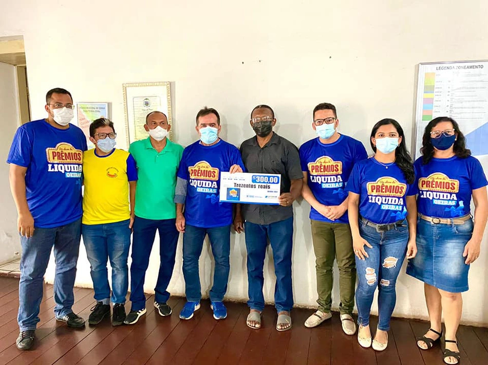 Campanha Liquida Oeiras 2021 realiza primeiro sorteio e entrega de prêmios