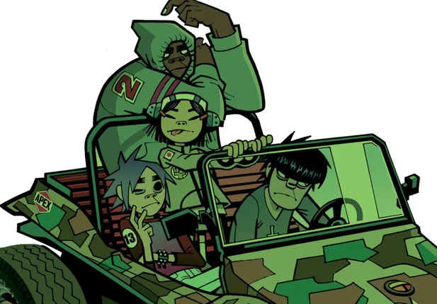 Capa do primeiro álbum da banda Gorillaz