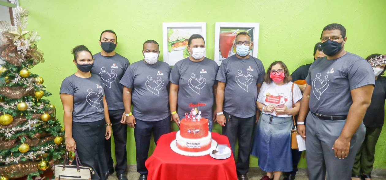 Comemoração ao dia do doador voluntário de sangue