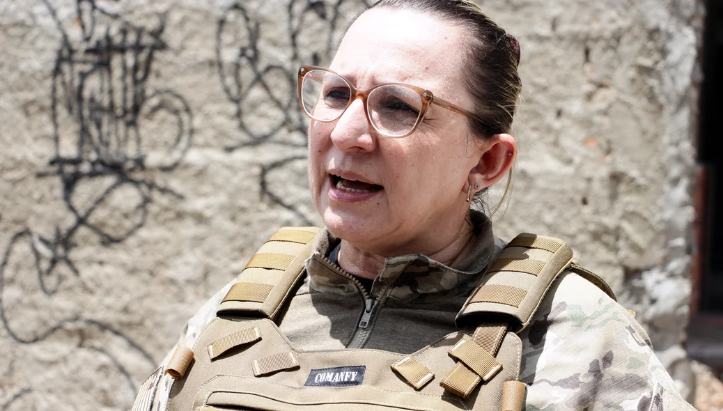 Coronel Júlia Beatriz, comandante da Força Estadual Integrada de Segurança Pública