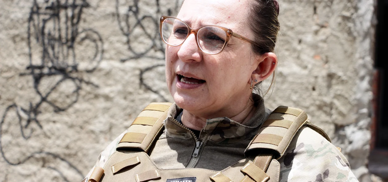 Coronel Júlia Beatriz, comandante da Força Estadual Integrada de Segurança Pública