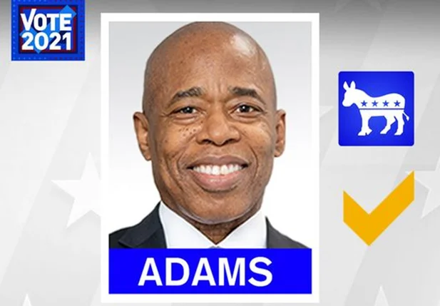 Democrata Eric Adams é eleito prefeito de Nova York