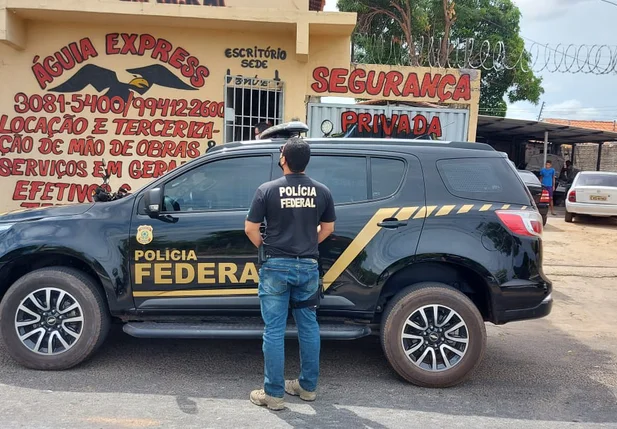 Diligências realizadas pela PF
