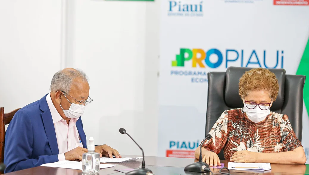 Dr. Pessoa e Regina Sousa