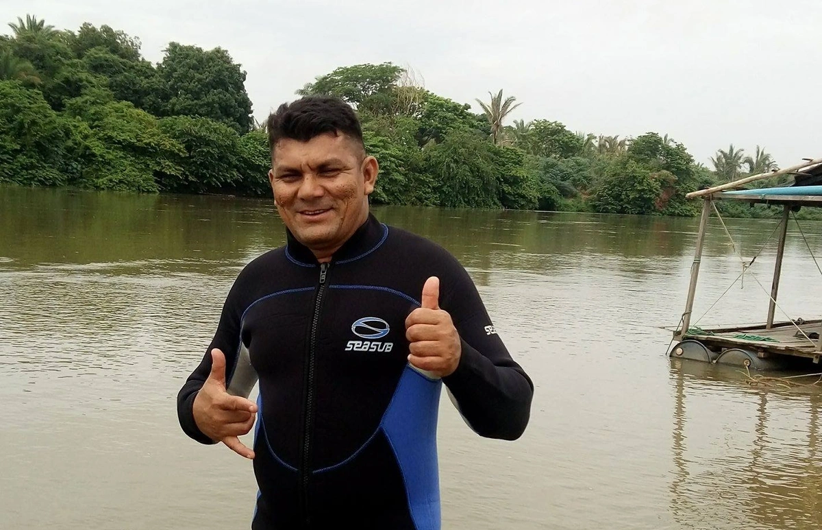 Edinilson Santos, dragueiro que morreu afogado no exercício da profissão