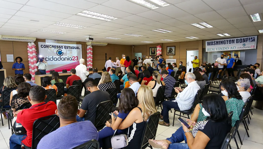 Evento de filiação de Washington Bonfim