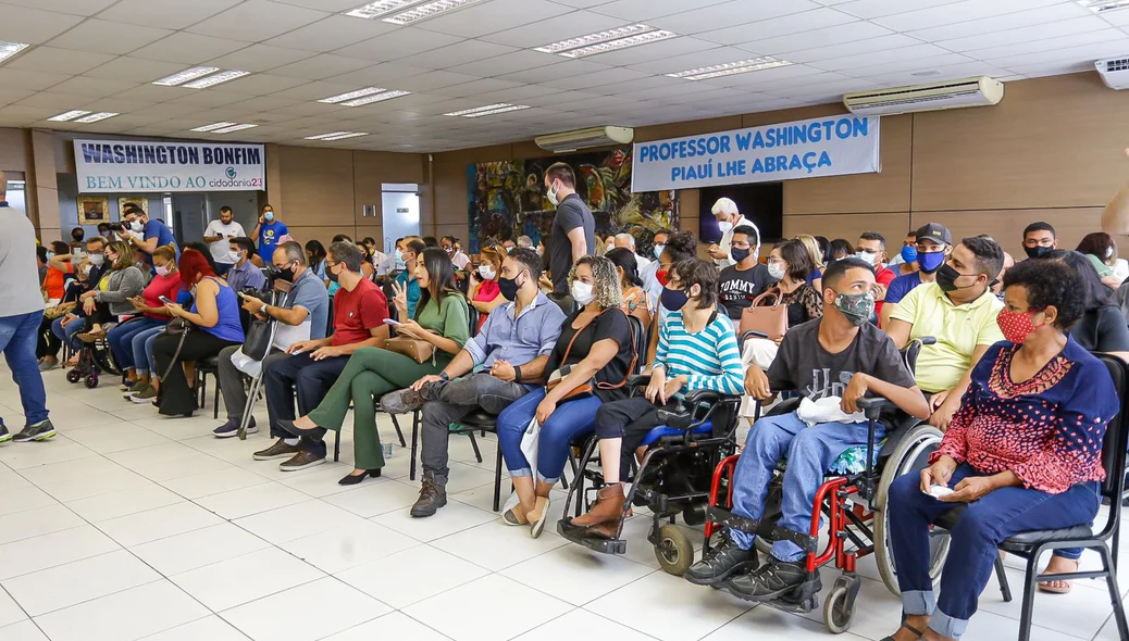 Evento de filiação de Washington Bonfim