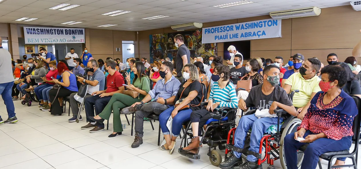 Evento de filiação de Washington Bonfim